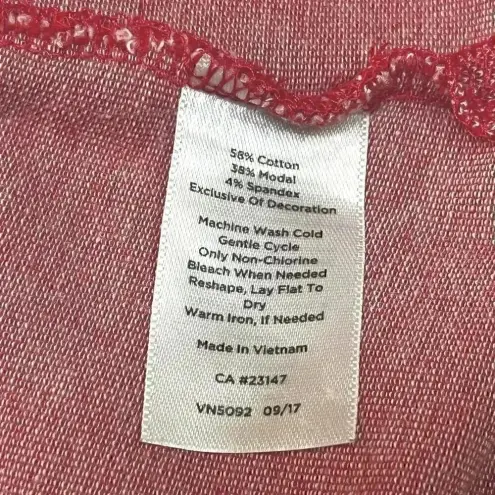 T by Talbots UPF 50 PIQUE‎ POLO SHIRT Large Red