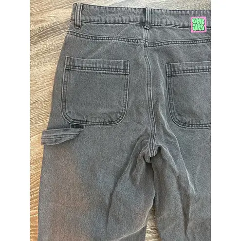 Vintage Empyre Cargo Straight Leg Jeans Size 7 Gray Wash Y2K