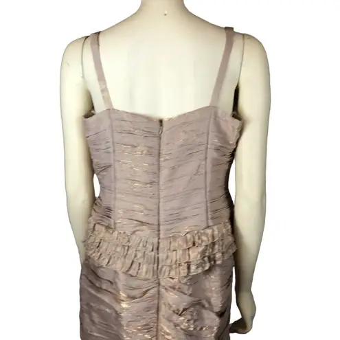 Nina Nischelle Mother of the Bride Formal Dress size 12 Gold