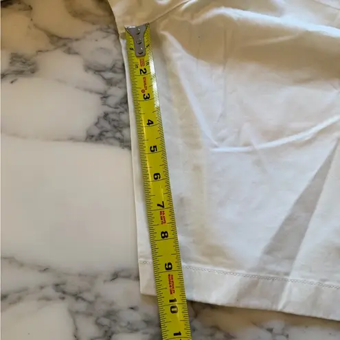 Quince NWT 9" Organic Cotton Bermuda Chino Short in Ivory White Women's Sz 10