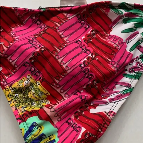 Zac Posen for Target Multi Colored Safety Pin Bikini XL Top Medium Bottom