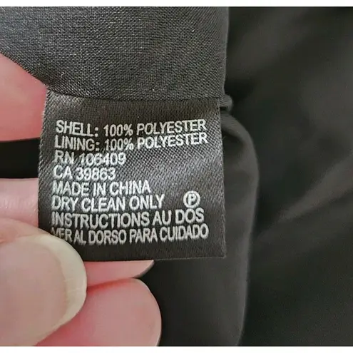 Tahari ASL Arthur S Levine Sheath Dress Peplum Top Size 12 Geometric Career