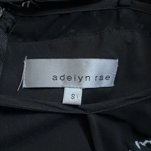 Adelyn Rae Dress Womens Small Black White Floral Mesh Dark Floral Whimsygoth