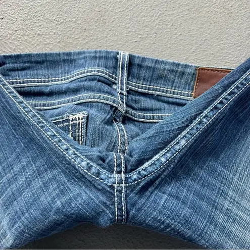 BKE Buckle Sabrina 27R Flare Jeans HEMMED to 29”