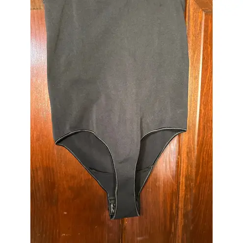 SKIMS XL Mock Neck Black Bodysuit