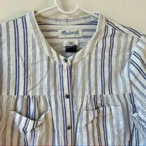 Made for life Madewell Long Sleeve Button Front Striped Blouse