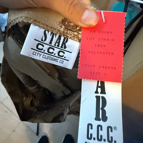 Star City Nwt Clothing Co Vintage Deadstock Brown Floral Flowy Y2K Skirt