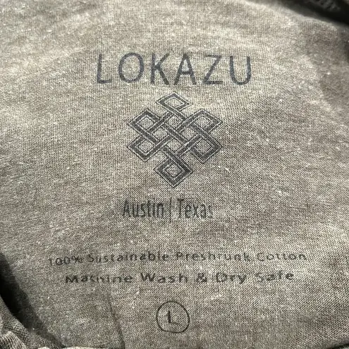 Lokazu Austin Elephant Woman Graphic Art Lightweight Long Sleeve Hoodie Tunic L Green Size L