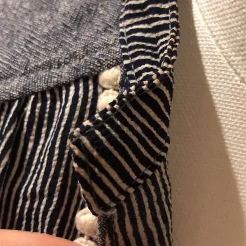 THML Sleeveless Embroidered Notch Neck Top Size XS Anthropologie