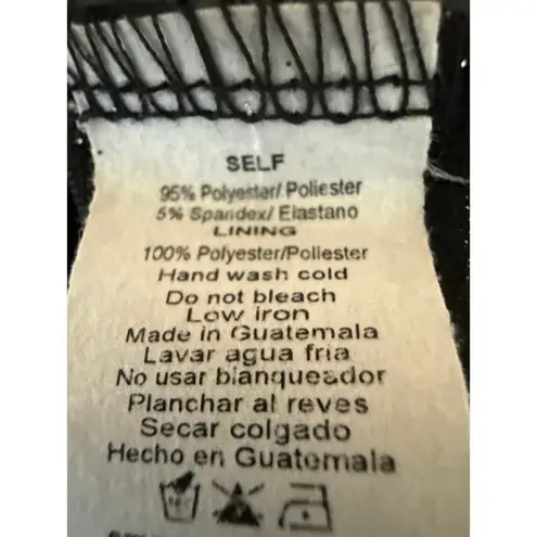 Windsor  After Hours Glitter Black Sleeveless Cami Camisole Tank Bodycon Dress S