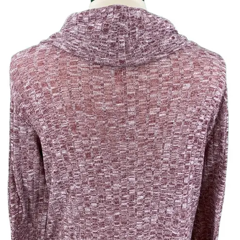 Everleigh Classic Burgundy Long Sleeve Cowl Neck Knit Sweater