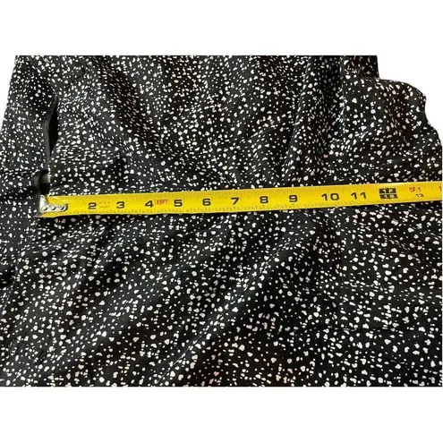 Lane Bryant  Black White Digital Dotted Stretch Capri/Ankle Dress Pants 20W