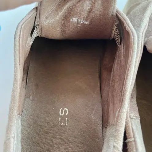 JSlides Tan Suede Leather Platform Sneaker Shoes W