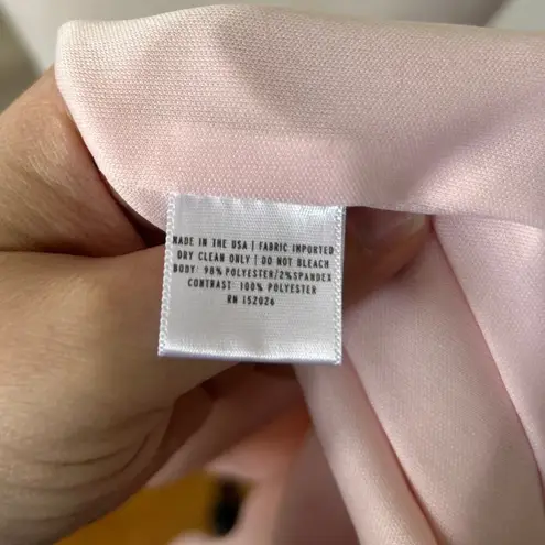 Camilyn Beth GoGo Pale Pink Ruffle Sleeveless Snap Button Open Back Sheath Dress