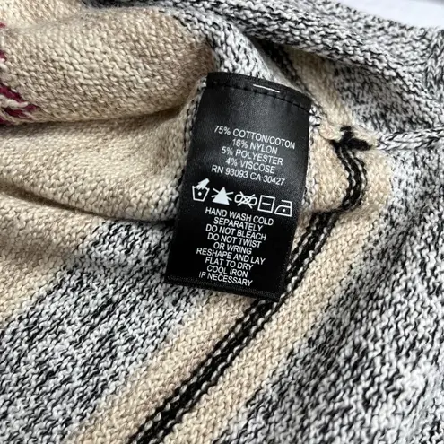 Nic+Zoe Womens Fall Feelings Knit Mock Turtleneck Sweater Top Southwest Sz M