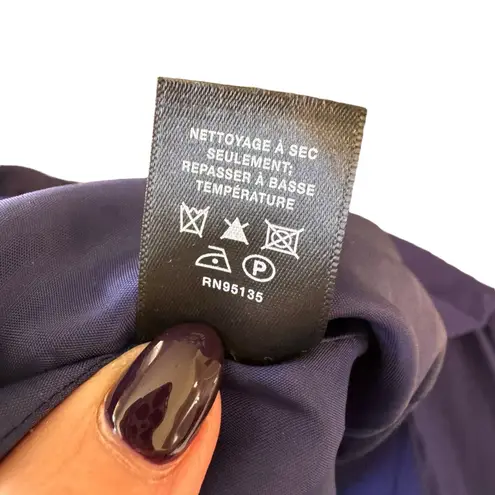 Lafayette 148 New York - Navy Blue Wool Blend Sheath Dress Sz 6