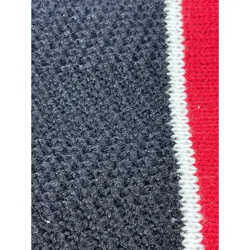 Indiana Hoosiers IU Striped Knit Scarf One Size Fits All Team Red Black White