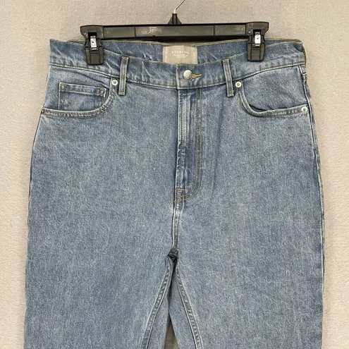 Everlane  Jeans Womens 31 Blue Light Wash Original Cheeky Crop High Rise Straight