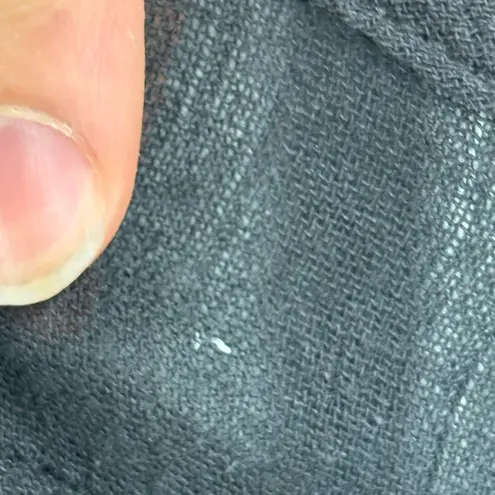 Free People  Intimately cotton Gauze Slip Dress Crochet Midi boho Black Size xs