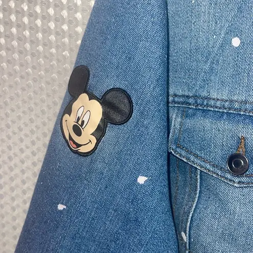 Disney NWOT!   Womens Mickey Mouse Vintage Denim Jean Jacket Plus Sz…