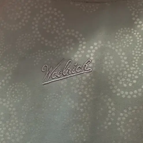 Woolrich womens 2x paisley vest deep atlantic blue fur lined zip up pocket cold