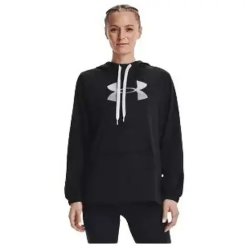 Under Armour  Loose Oversized Cowl Neck Sweatshirt Hoodie Black XS