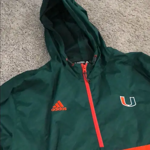 Adidas COPY - University of Miami  Rain Jacket