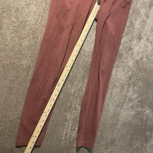 Sonoma  Leggings Womens Medium Orange High Rise Full Length Soft Ankle Stretch