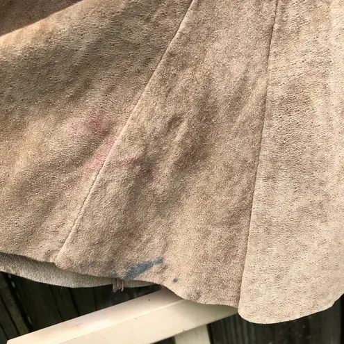 June Brown Genuine Suede Skirt 10