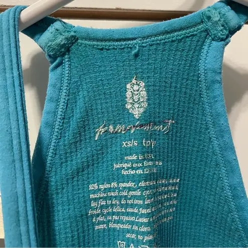 Free People  Movement Tropical Teal Happiness Runs/Prajna Set XS/S thumbnail 5