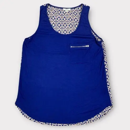 Pleione Women’s Rayon Chiffon Flowy Tank Blouse Size Medium #053