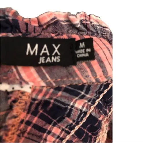 Max jeans plaid shirt