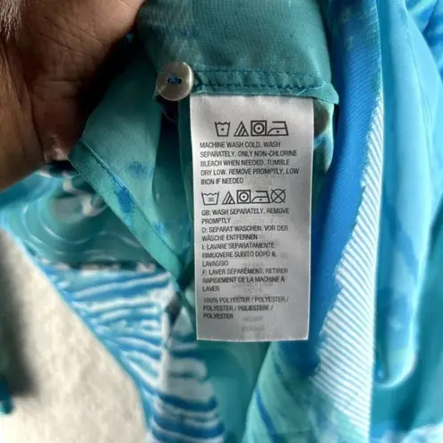 Susan Graver Womens Tops Size 8 Printed Chiffon Tunic