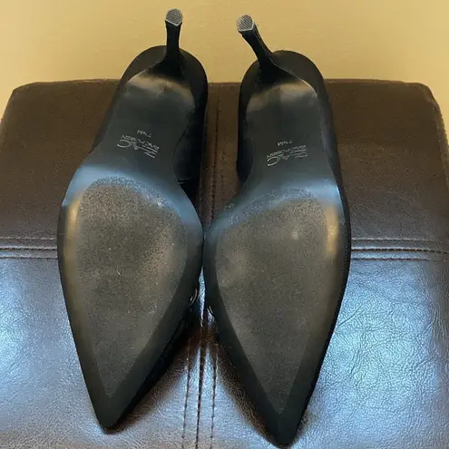 ZAC Zac Posen Valerian Half d’Orsay Heels Black Size 7.5