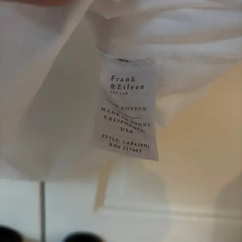 Frank & Eileen White Lauren Polo Heritage Jersey Dress Size XS NEW 100% Cotton