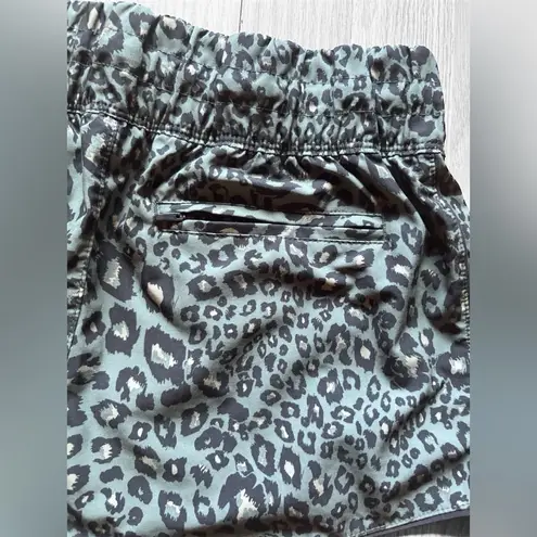 Hurley  Women’s Leopard Print Camo Green Swim Shorts