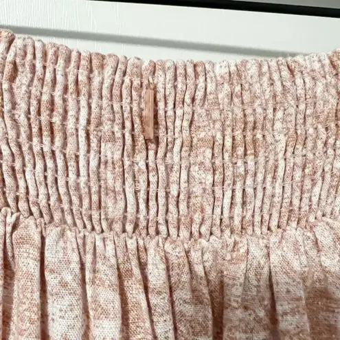 MISA Los Angeles MISA Floral Tiered Mini Skirt in Pink size Small