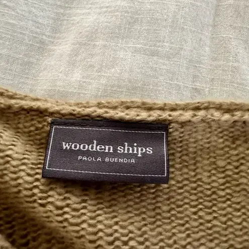 Wooden Ships  Women’s Small Medium Tan Mohair Sweater