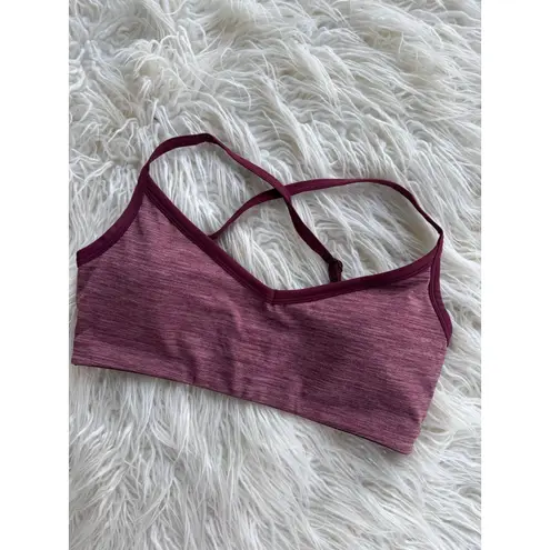 Vitality Daydream V Bra BlackBerry Rose Size Large Pink