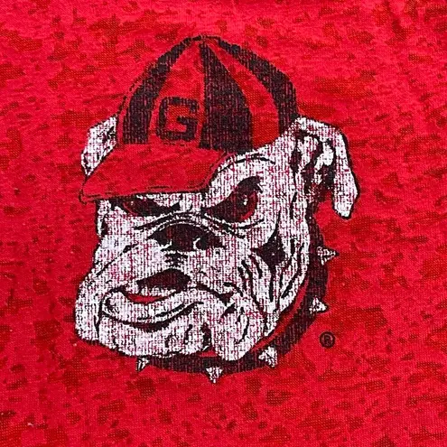 Pro Edge UGA Tee Women's Size Large University of Georgia Bulldogs Red V