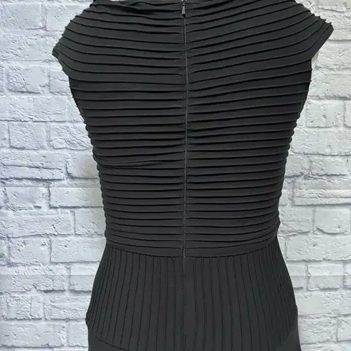 Tadashi Shoji Nordstrom black art deco cocktail Dress M Nordstrom