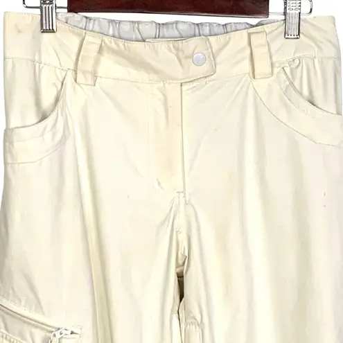 Womens White Ripzone Insulated Powder Room Snowboard Ski Pants M Waterproof Size M