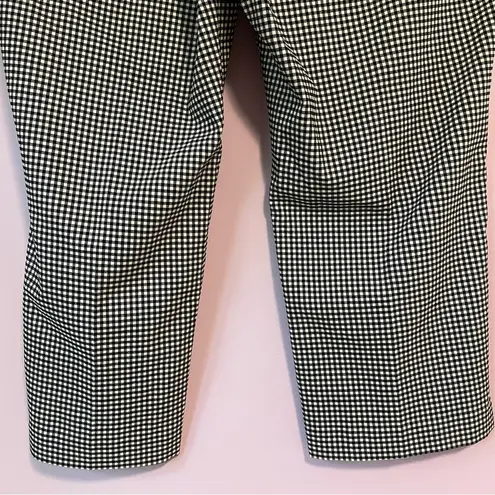 Lane Bryant  Trouser Size 18 Cropped Black Gingham Slim Capri Pant