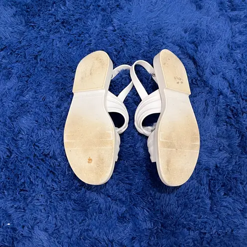 Melissa  Velvet Sandal White