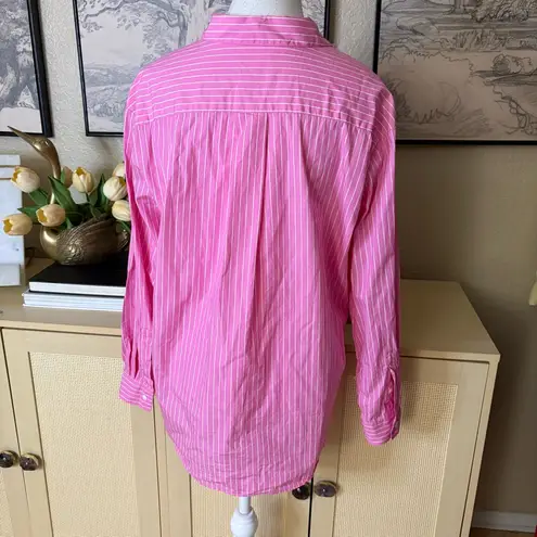 Sézane SEZANE Max Shirt Button Down Pink Striped Size 36 Small