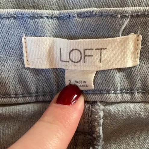 Loft Ann Taylor  high rise light wash jeans in size 2