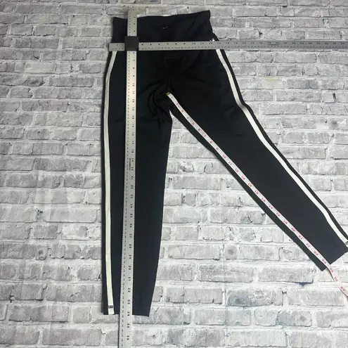 Old Navy EUC  Active Go Dry Black Pants w/ White Stripes Size M