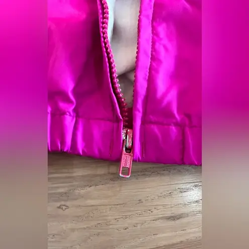 Pacific trail women’s vintage hooded windbreaker pink size large