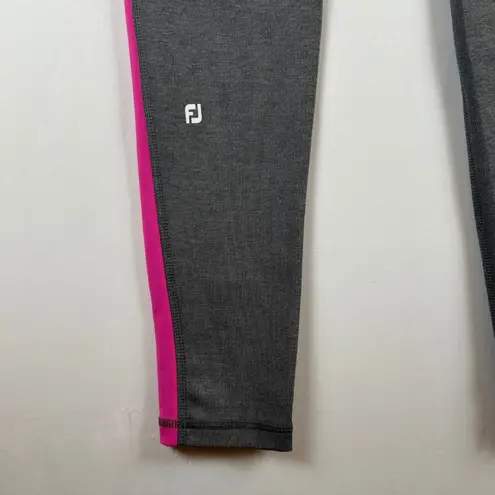 FootJoy Women's Golf Leggings Gray Pink Athletic Workout Pants - Size S