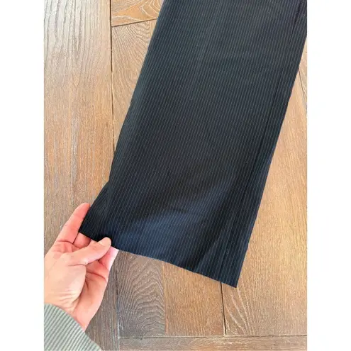 Hilton Hollis Striped Wide Leg Dress Pants Women Size 8 Gray